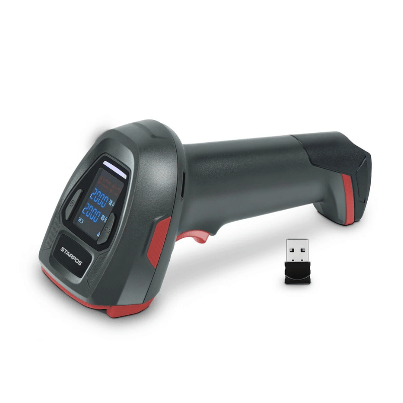 Lector de codigos de barras inalambrico con pantalla digital integrada Star-T3030DB