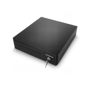 Cajón monedero metálico compacto Star-330 Heavy color negro