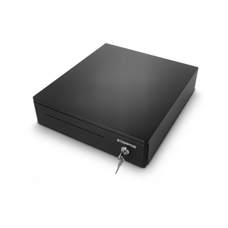 Cajón monedero metálico compacto Star-330 Heavy color negro